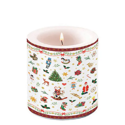 Guardanapo de Papel Decoupage 33x33 Natal Ornaments All Over Red 33314765