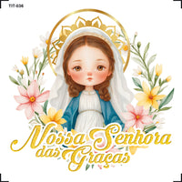 Transfer de Imagem 8x8cm TIT-036 Nossa Senhora das Graças