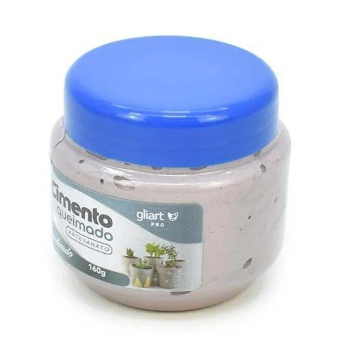 Cimento Queimado Gliart para Artesanato 160g - Palácio da Arte
