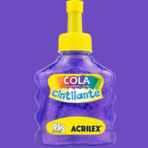 Cola Cintilante Acrilex 95g - Palácio da Arte