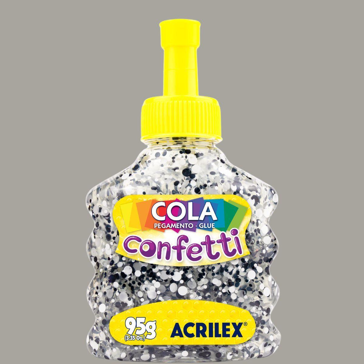 Cola Confetti Acrilex 95g - Palácio da Arte