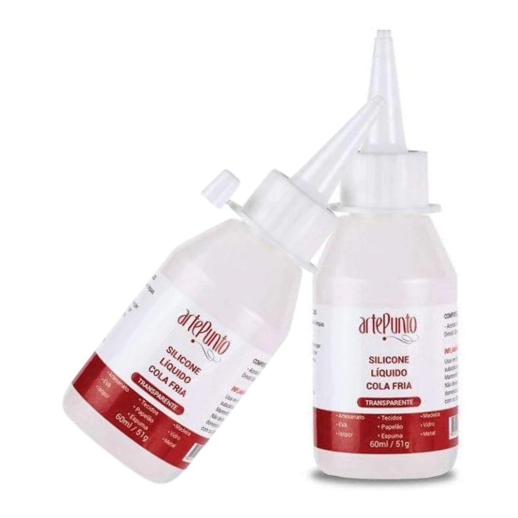 Cola de Silicone Liquida Fria Arte Punto 60ml - Palácio da Arte