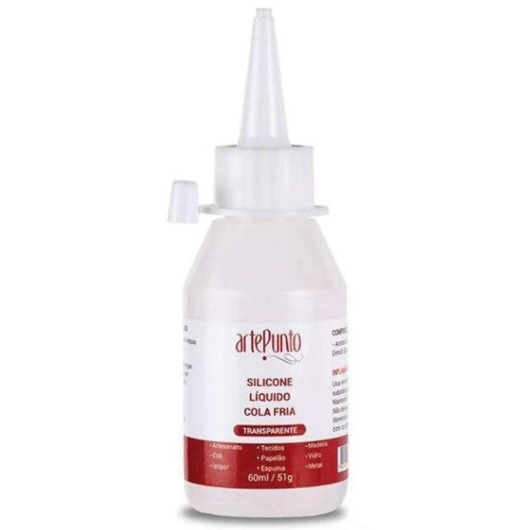 Cola de Silicone Liquida Fria Arte Punto 60ml - Palácio da Arte