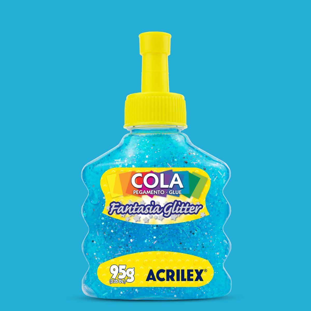 Cola Fantasia Glitter Acrilex 95g - Palácio da Arte