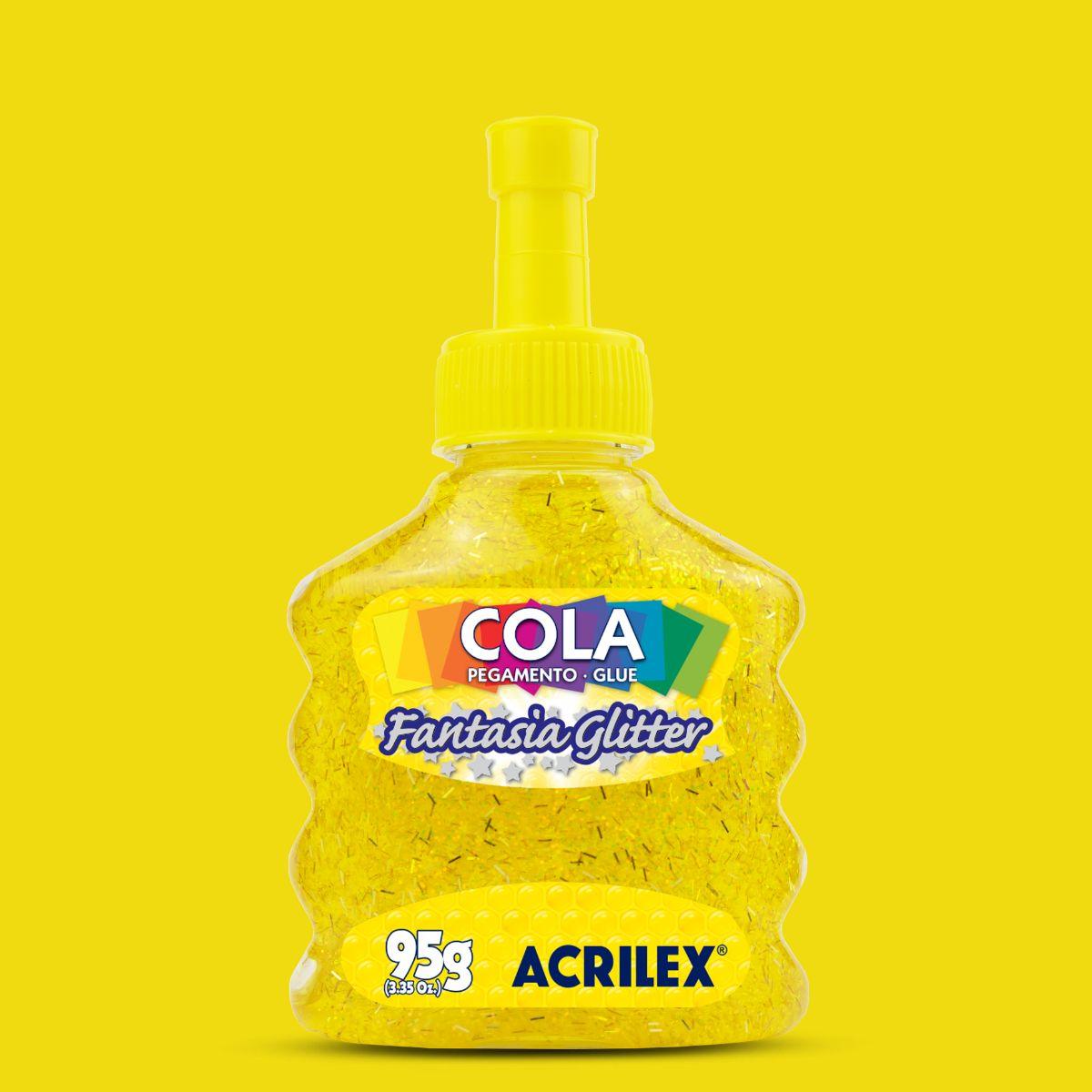 Cola Fantasia Glitter Acrilex 95g - Palácio da Arte