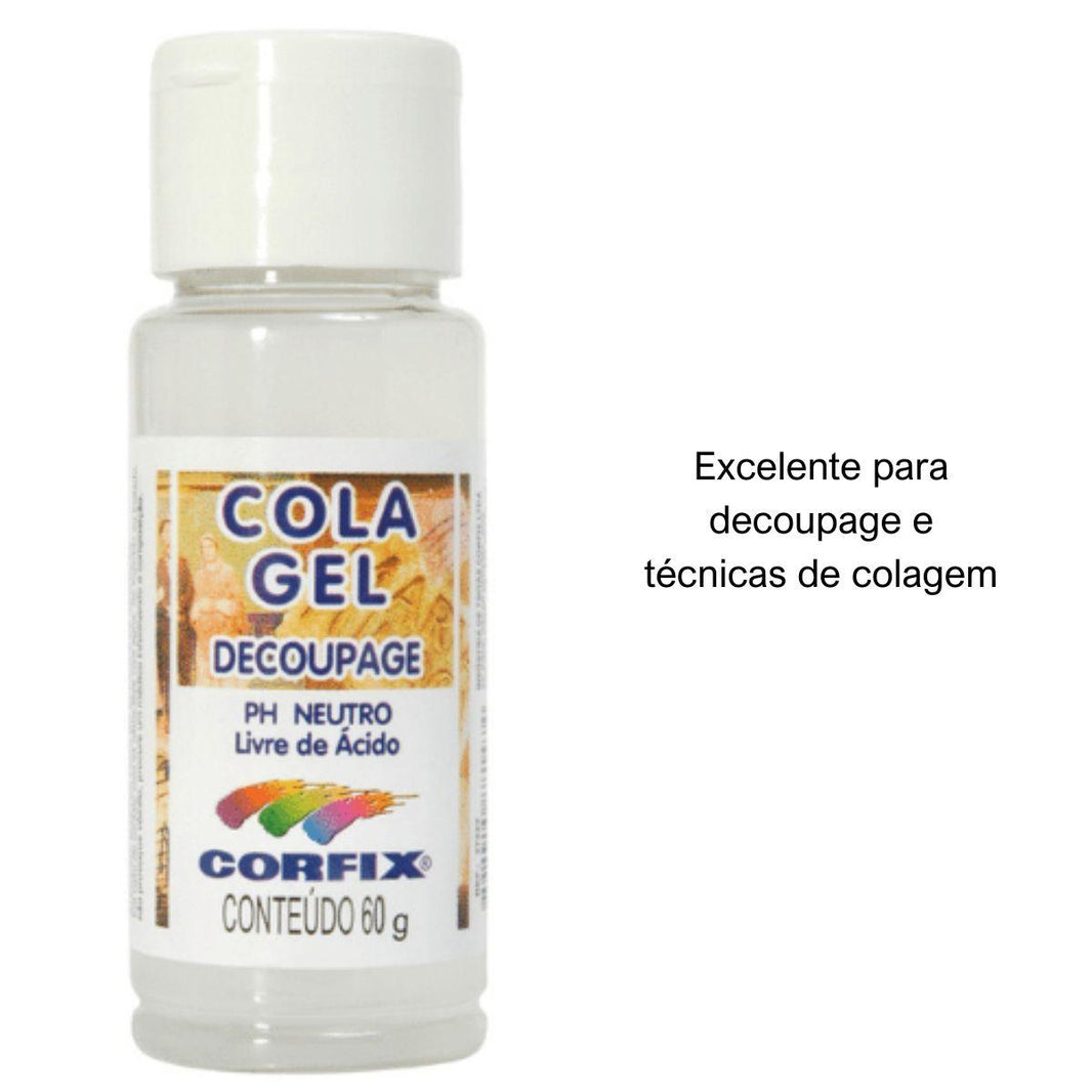 Cola Gel Decoupage Corfix 60g - Palácio da Arte