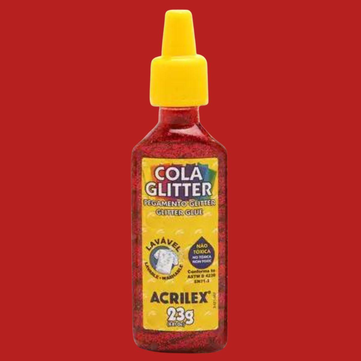 Cola Glitter Acrilex 23g - Palácio da Arte