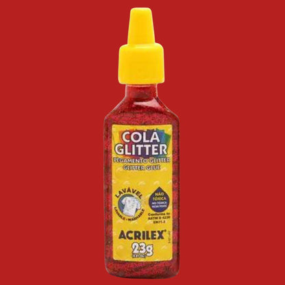 Cola Glitter Acrilex 23g - Palácio da Arte