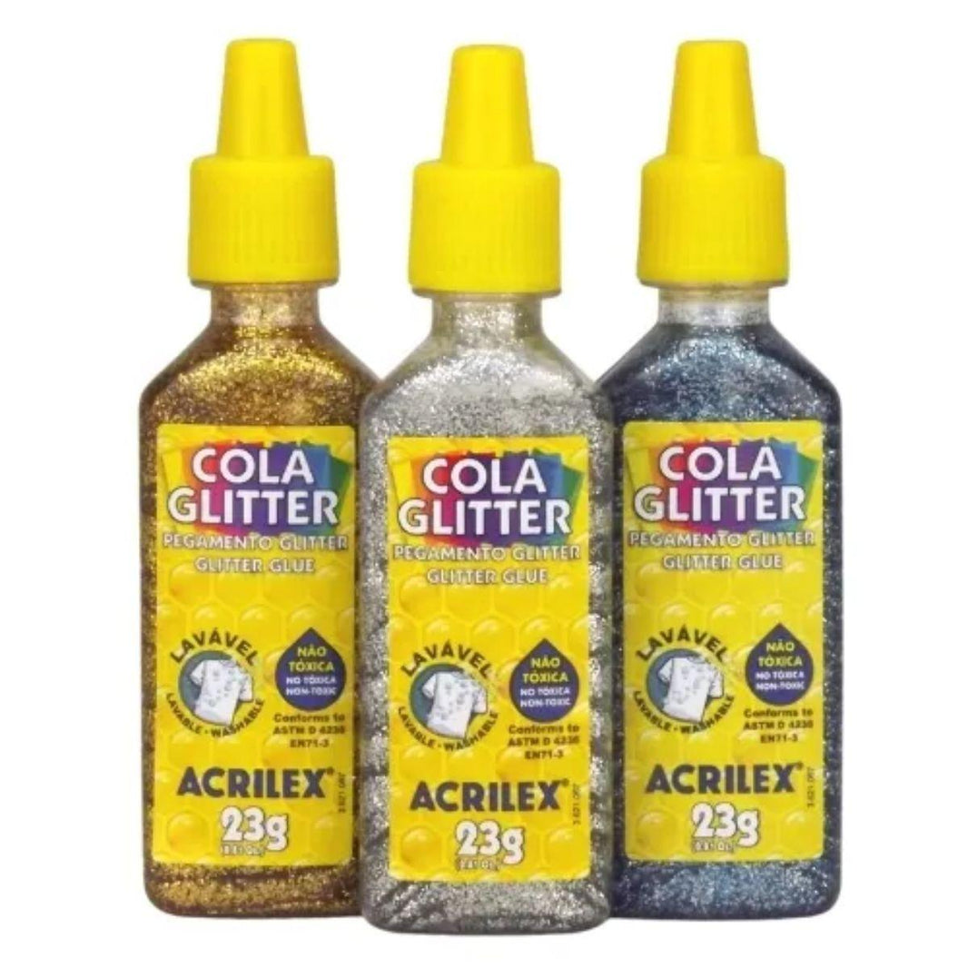 Cola Glitter Acrilex 23g - Palácio da Arte