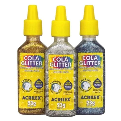 Cola Glitter Acrilex 23g - Palácio da Arte