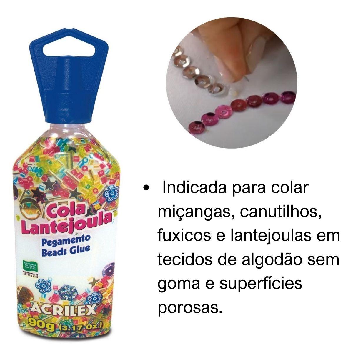 Cola Lantejoula Acrilex 90g - Palácio da Arte