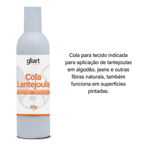 Cola Lantejoula Gliart 60g - Palácio da Arte