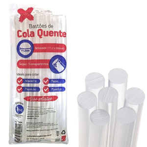 Cola Quente Bastão Grosso 11,2mmx30cm Make Mais com 4 unidades - Palácio da Arte