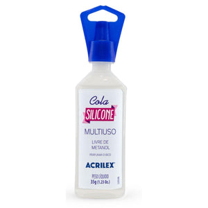 Cola Silicone Acrilex Multiuso 35g - Palácio da Arte