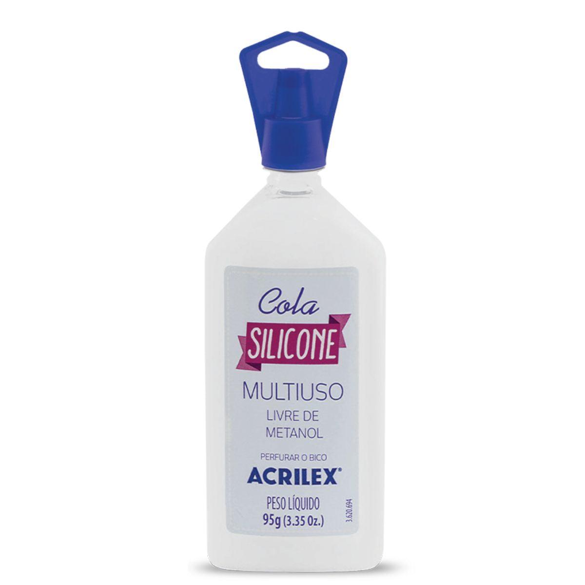 Cola Silicone Acrilex Multiuso 95g - Palácio da Arte