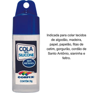 Cola Silicone Corfix 35g - Palácio da Arte