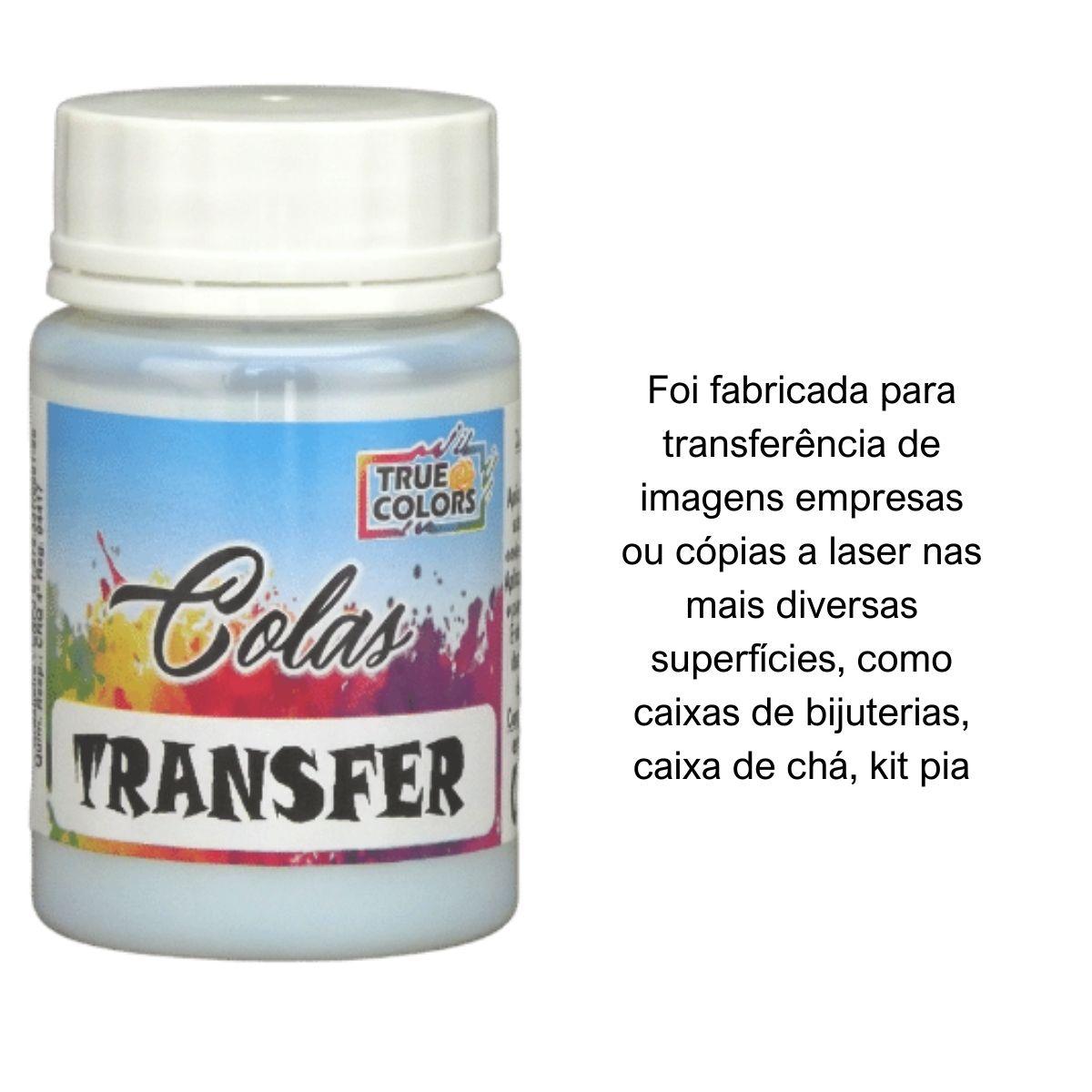 Cola Transfer Incolor 80ml True Colors - Palácio da Arte