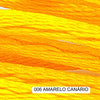 Cordão de Cetim Arte Punto 1mm com 50 metros - Amarelo Canário
