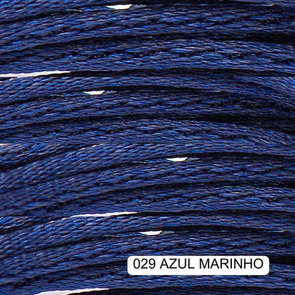 Cordão de Cetim Arte Punto 1mm com 50 metros - Palácio da Arte