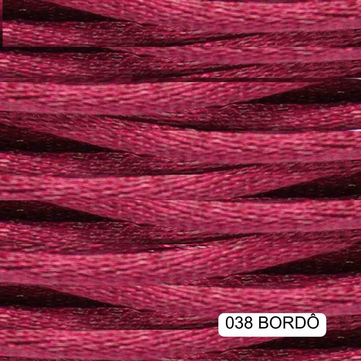 Cordão de Cetim Arte Punto 1mm com 50 metros - Palácio da Arte