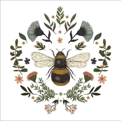 Guardanapo de Papel Decoupage 33x33 PPD Secret Bee 133002213