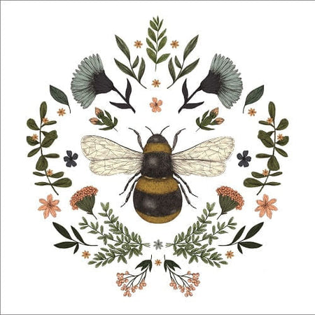 Guardanapo de Papel Decoupage 33x33 PPD Secret Bee 133002213