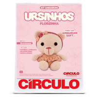 Kit Amigurumi Ursinhos Soft Círculo Cor 02 Florzinha
