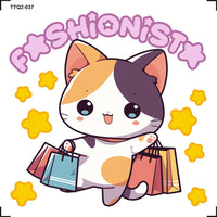 Transfer Têxtil Litoarte 8x8cm TTQ2-037 Fashionista