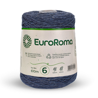 Barbante Euroroma 6 Colorido 600g 4/6 com 610m