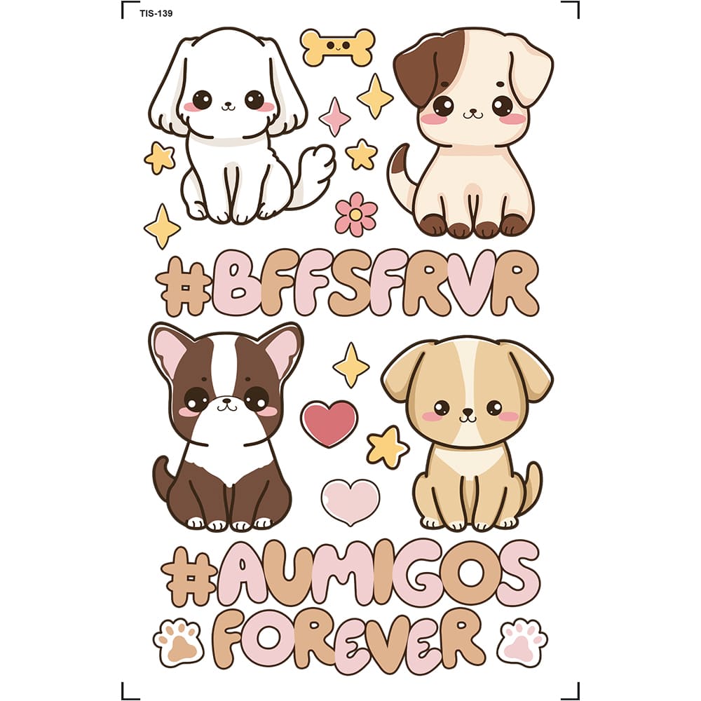 Transfer de Imagem 9,8x15cm TIS-139 Aumigos