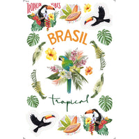 Transfer de Imagem 19,5x29,5cm TIB-105 Brasil Tropical