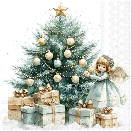 Guardanapo de Papel Decoupage 33x33 Natal Christmas Fairy 33321055