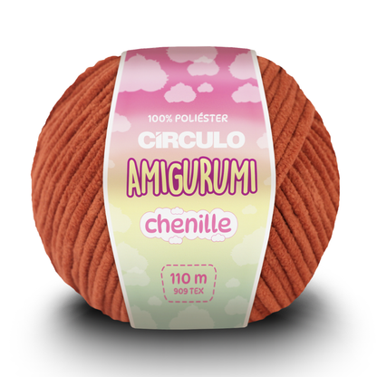 Fio Amigurumi Chenille Circulo 100g com 110m