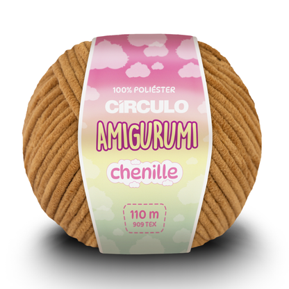 Fio Amigurumi Chenille Circulo 100g com 110m