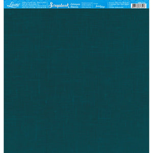 Papel Scrapbook Litoarte SBB-215 Textura Verde 30,5x30,5cm