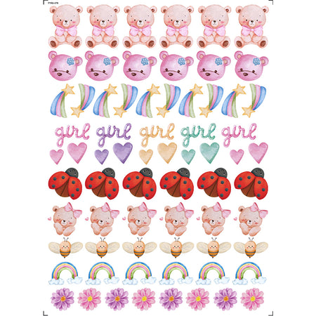 Transfer Têxtil 20x27,5cm TTR6-079 Girls