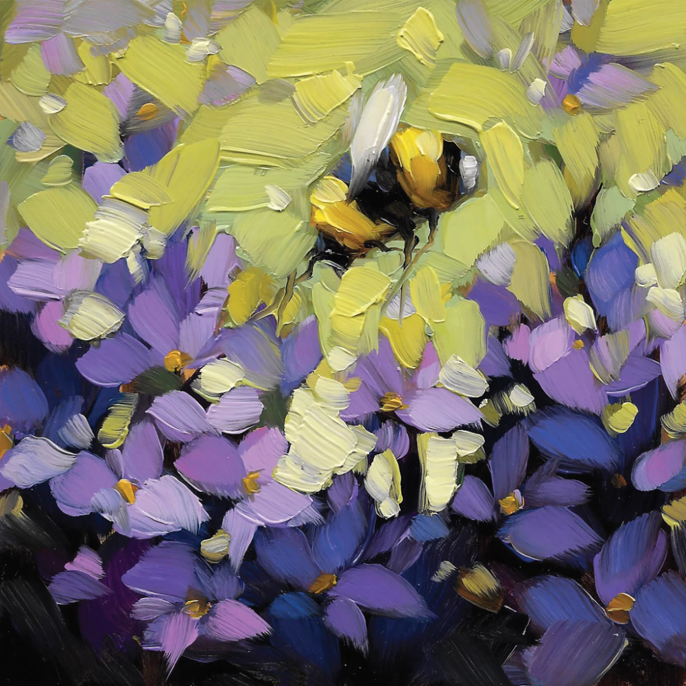 Guardanapo de Papel Decoupage 33x33 PPD Flight of Bumblebee 133003015