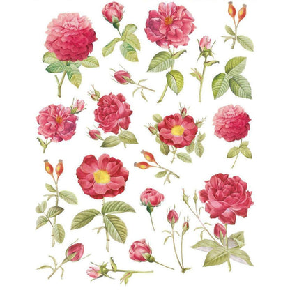 Decalque a Base de Água Litoarte DQM-015 15x18,7cm Estampa Floral - Palácio da Arte
