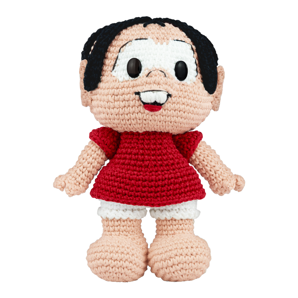 Kit Amigurumi Turma da Mônica Círculo Cor 01 Mônica