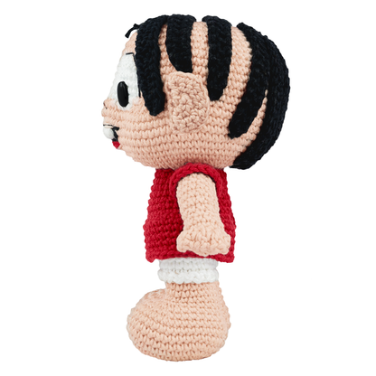 Kit Amigurumi Turma da Mônica Círculo Cor 01 Mônica