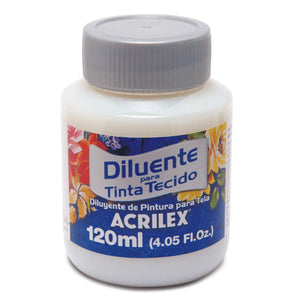 Diluente Acrilex de Tinta para Tecido 120ml - Palácio da Arte