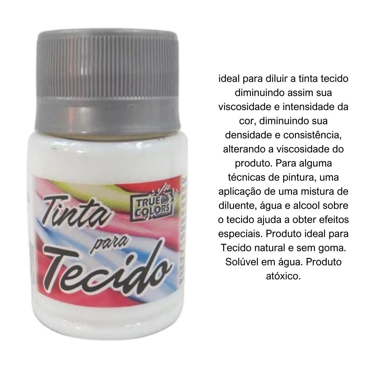 Diluente Gel para Tecido 37ml True Colors - Palácio da Arte