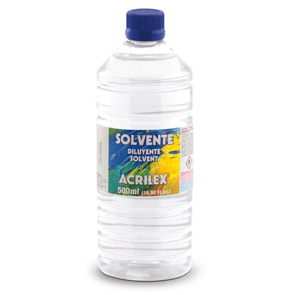 Diluente Solvente Acrilex 500ml - Palácio da Arte