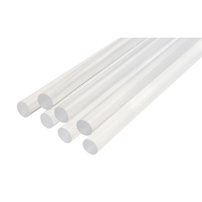 Kit 10 Bastões de Cola Quente 7mm x 30cm Transparente