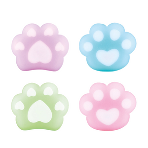 Borracha Escolar Pata de Gato Acrilex 2cm com 3 unidades Colorida