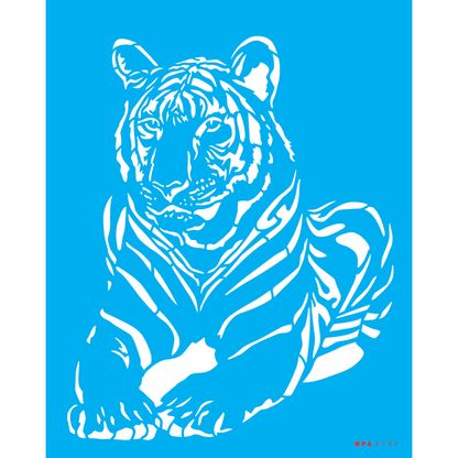 Stencil OPA 20x25 3797 Animais Tigre
