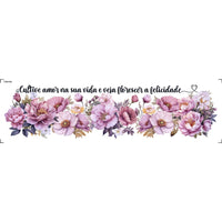Transfer Têxtil 24x7cm TTB4-093 Barrado Cultive o Amor