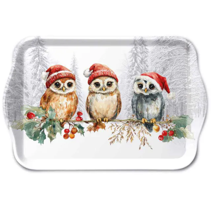 Guardanapo de Papel Decoupage 33x33 Natal Wise Owls 33321095