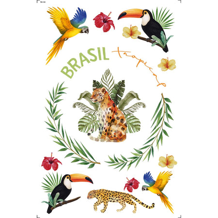 Transfer de Imagem 19,5x29,5cm TIB-106 Brasil Tropical