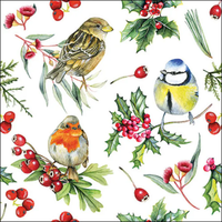 Guardanapo de Papel Decoupage 33x33 33319955 Birds in Winter